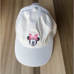 Disney Parks Official Minnie Mouse Hat Adult | Beige Adjustable | Mickey